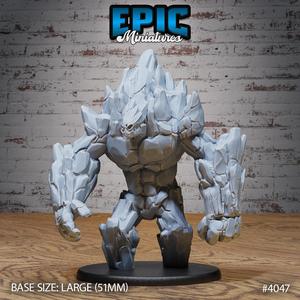 Elemental Earth ‧ DnD Miniature ‧ Tabletop Miniatures ‧ Gaming Monster ‧ 3D Model ‧ RPG ‧ DnDminis ‧ STL FILE