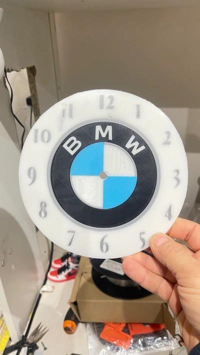 bmw clock wall 