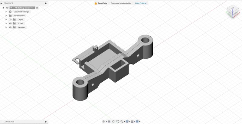 Lap Monitor Transponder and Battery Holder
