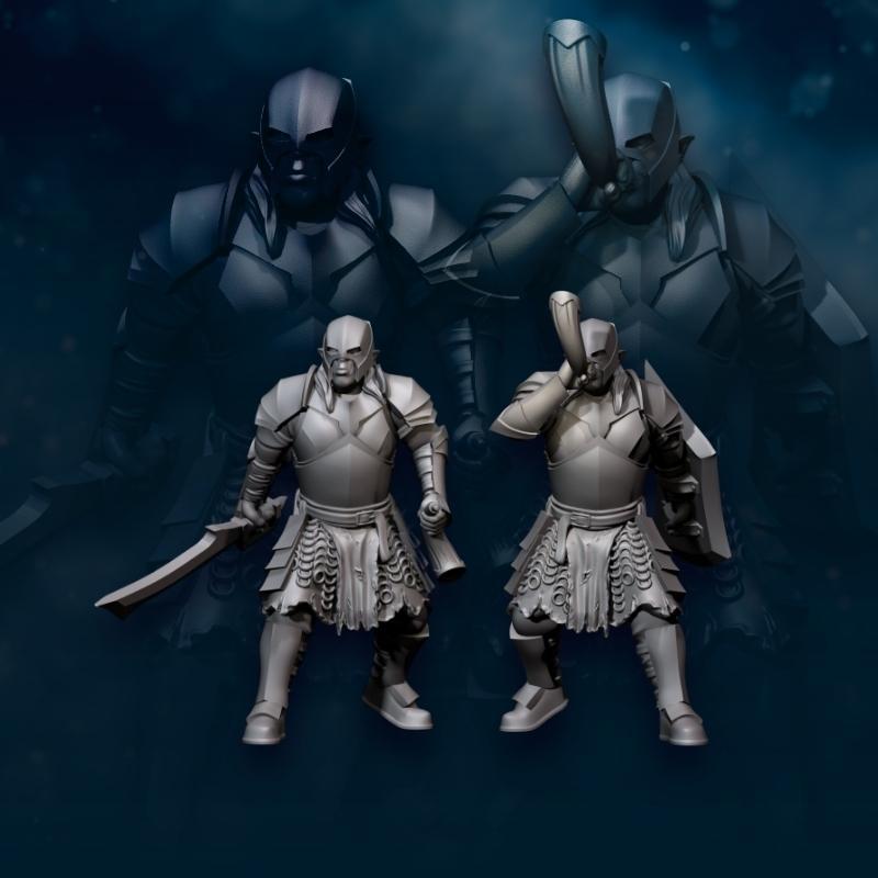 2x Horn Super Orc | Super Orcs | Fantasy