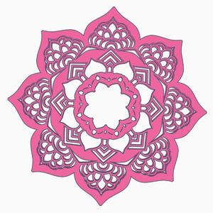 Flower mandala coaster