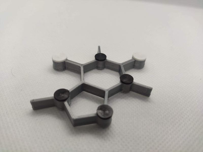 Caffeine molecule