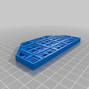 Half Octagon Walkway - Industrial Terrain Hive World