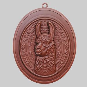 Llama Animal Pendant Llama Animal Necklace for CNC Router Laser & 3D Printer