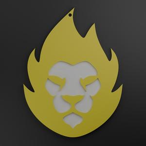 lion keychain