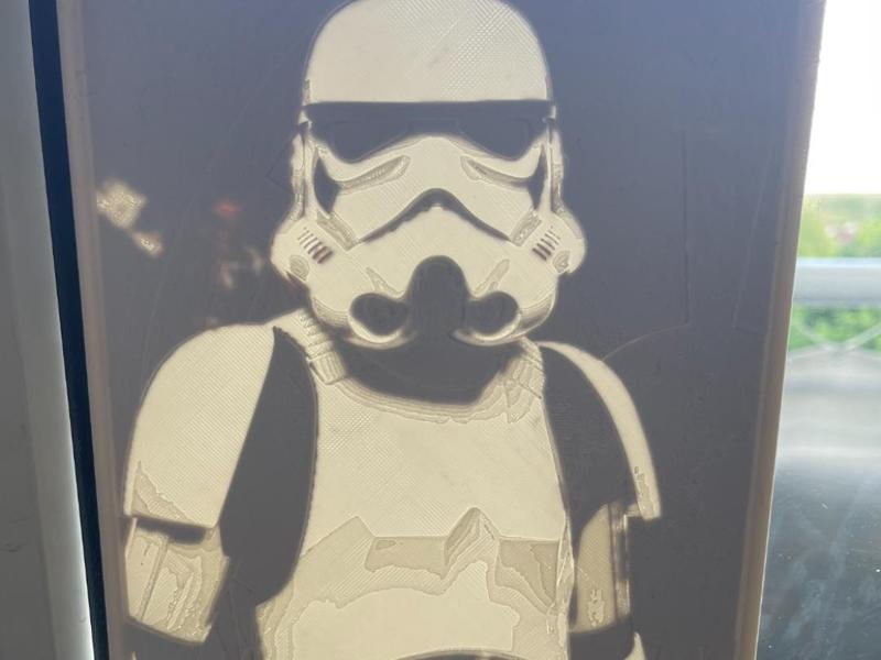 Stormtrooper Lithophane
