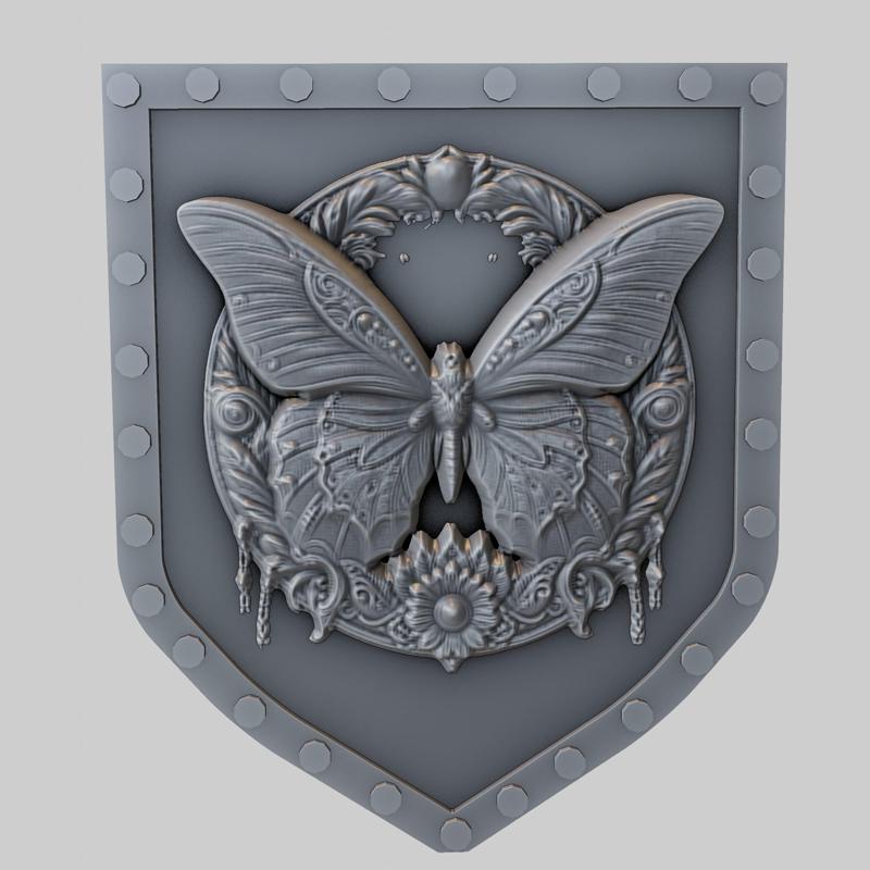Butterfly Animal Wall Butterfly Animal Bust for CNC Router Laser & 3D Printer