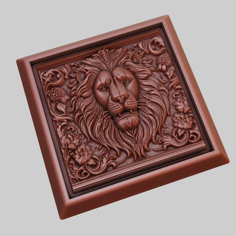 lion Animal 3D Model for CNC Router Laser & 3D Printer