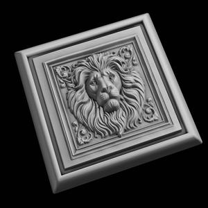 Lion Animal 3D Model for CNC Router Laser & 3D Printer