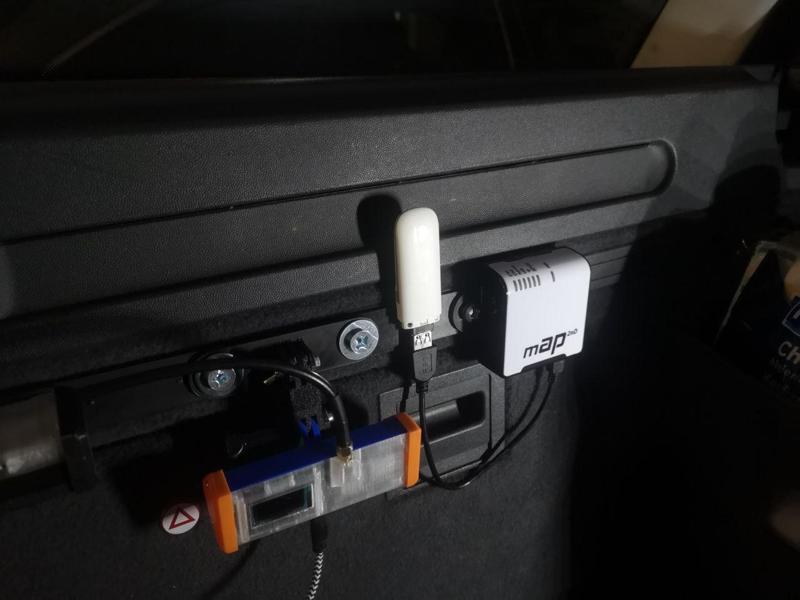 not-only-GoPro mounts for Opel trunk organizers