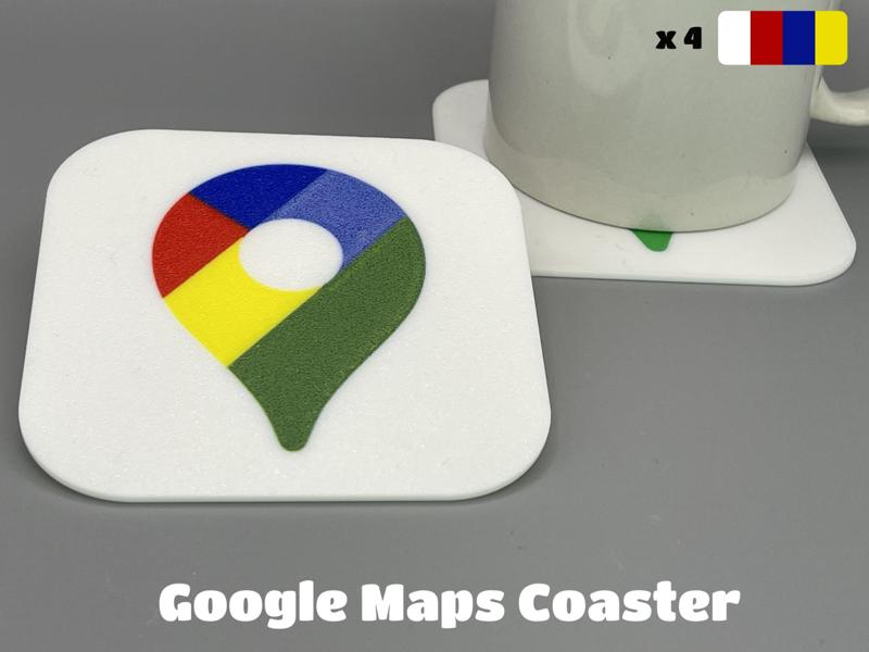 Google Maps App Icon for iPhone/iPad Coaster