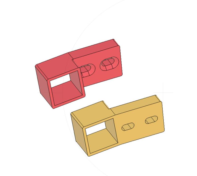Ikea Skydrag mounts for screwing
