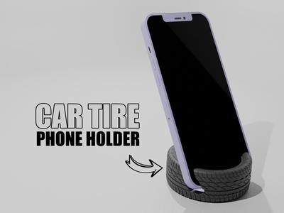 Phone stand tire