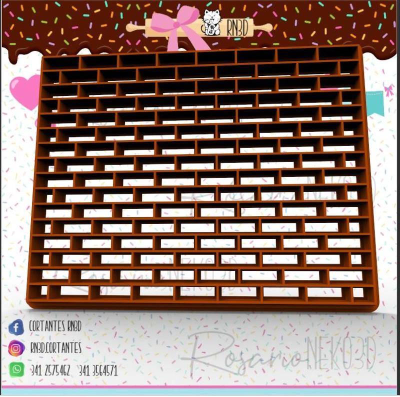 Guard of bricks cookie cutter - dough markers - guard of bricks cookie cutter