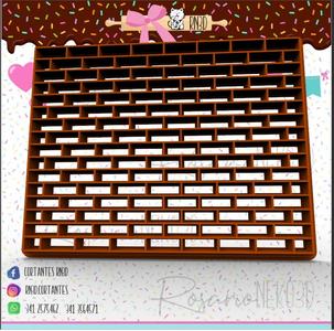 Guard of bricks cookie cutter - dough markers - guard of bricks cookie cutter