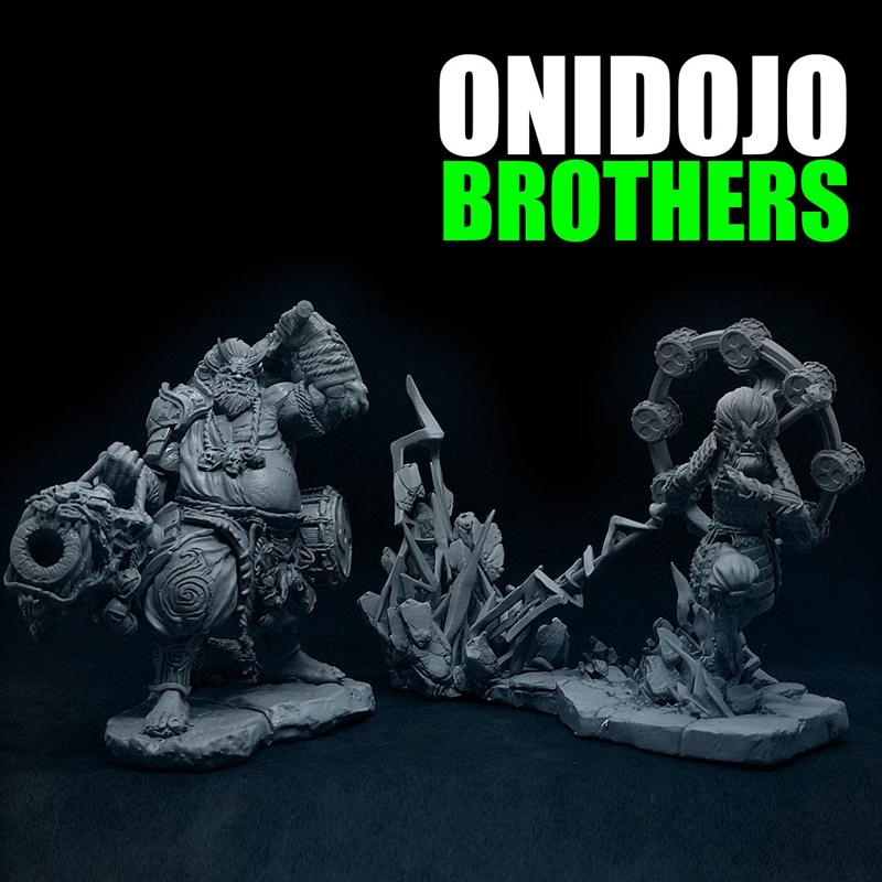 CHARACTERS SET - ONI BROTHERS - RAIJIN E FUJIN
