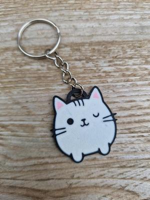 Kawaii Cat Keyring 6 (AMS Ready)