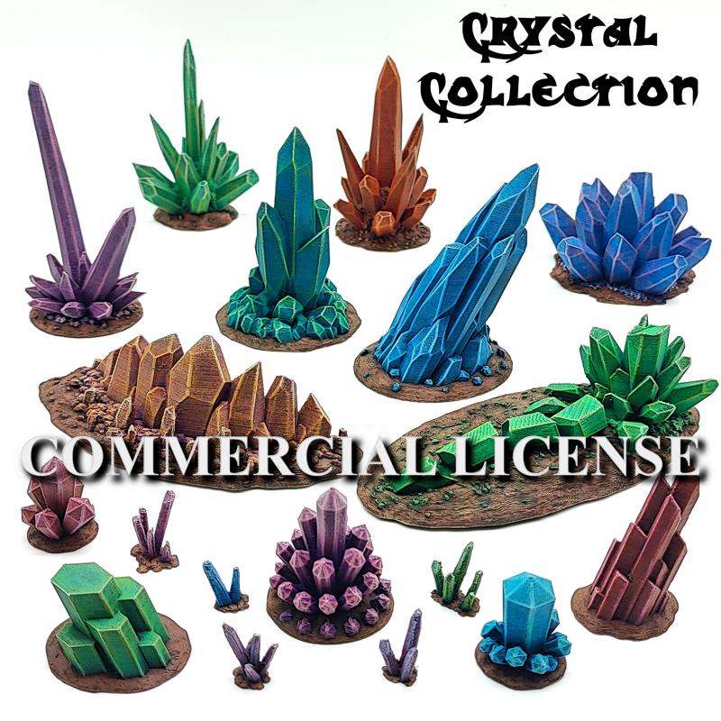 [Commercial License] Crystal Collection STL