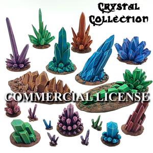 [Commercial License] Crystal Collection STL