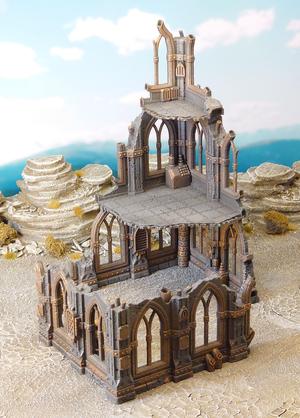 Gothic scifi ruins