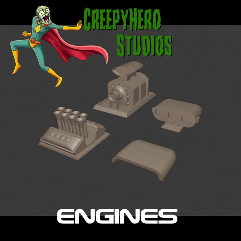 Gaslands Engine Set
