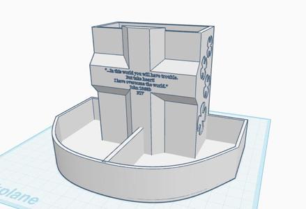 Cross Desk Organizer