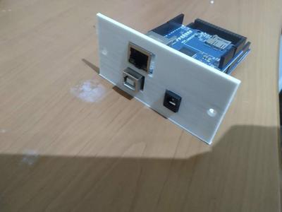 Arduino Mega + Eth shild rack mount