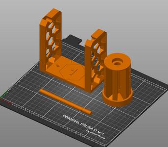 Modified Spool Holder for ProFill Filament
