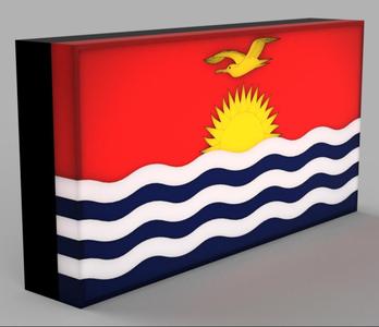 World Flags - Kiribati LED Lamp