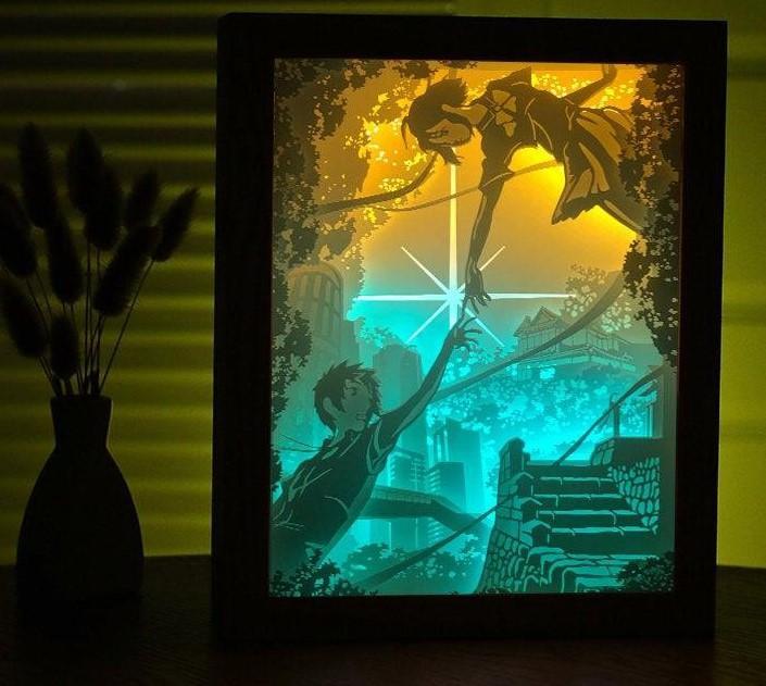 your name lamp lightbox