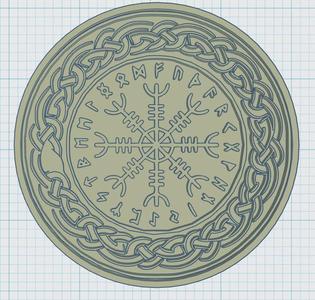 Viking Symbols Coaster 10