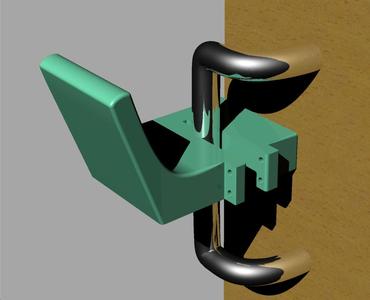 Handless door opener for cylindrical pull handles
