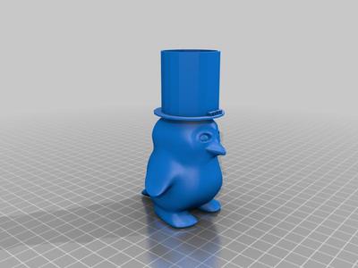 Penguin Toothpick Holder
