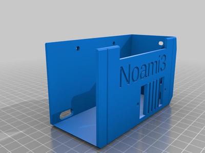 Prusa i3 PSU Cover designed for the IEC320 C14 plug