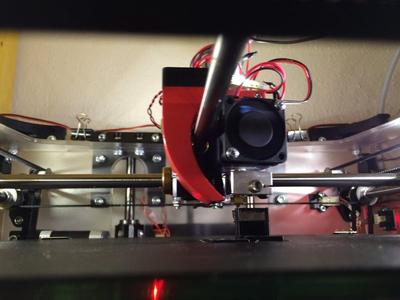 e3D V6 mount for Velleman Vertex K8400 single head