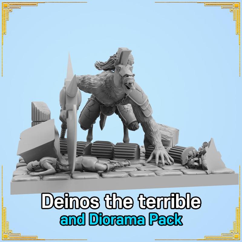 Deinos the terrible and Diorama Pack