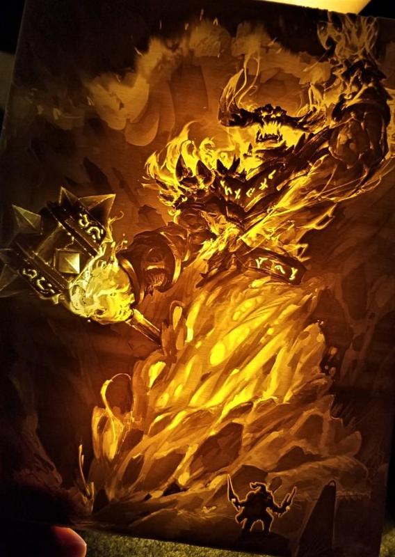 Ragnaros Lithophane