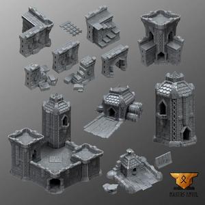 Dwarf Settlement - Full Set