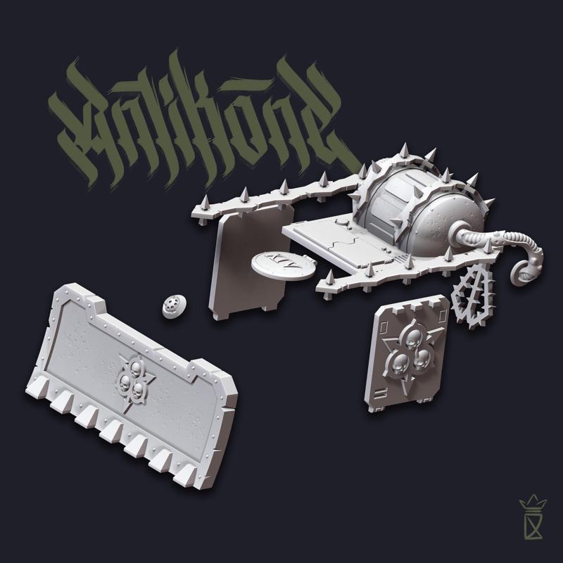 Death Guard Chaos Rhino Conversion Kit