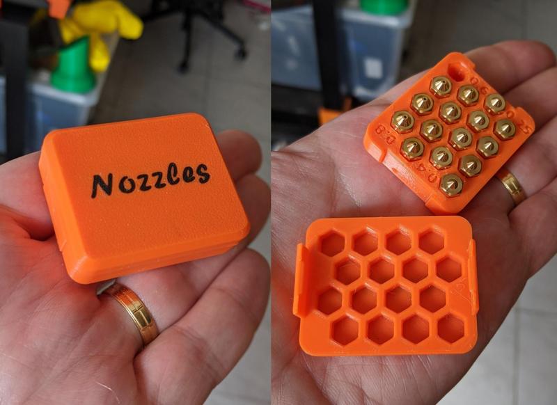Little nozzles storage box with text. (no MMU)
