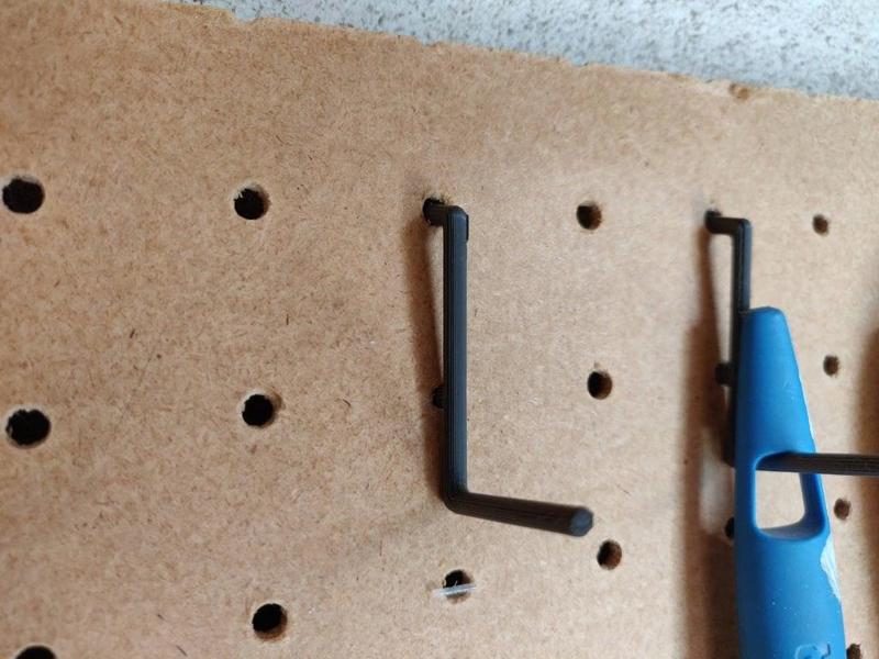 Pegboard hook 3mm