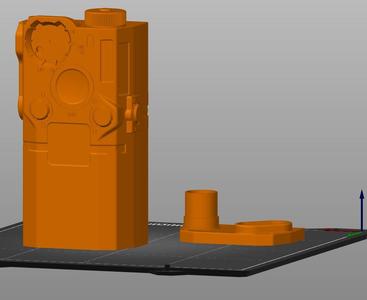 Airsoft customizable PEQ box for battery