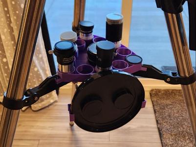 Telescope Tray With Cap Mount