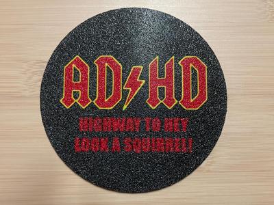 ADHD Squirrel Coaster