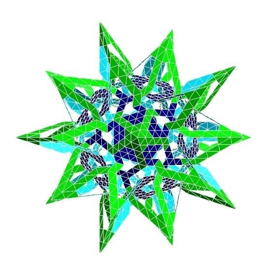 ESCHER STAR ICOSIDODECAHEDRAL POLYKNOT 1