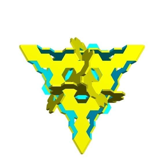 ROELOFS-ESCHER TETRAHEDRAL POLYKNOT 1