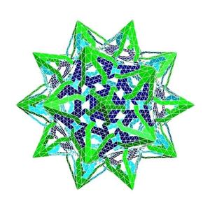 ESCHER STAR TRUNCATED ICOSAHEDRAL POLYKNOT 1