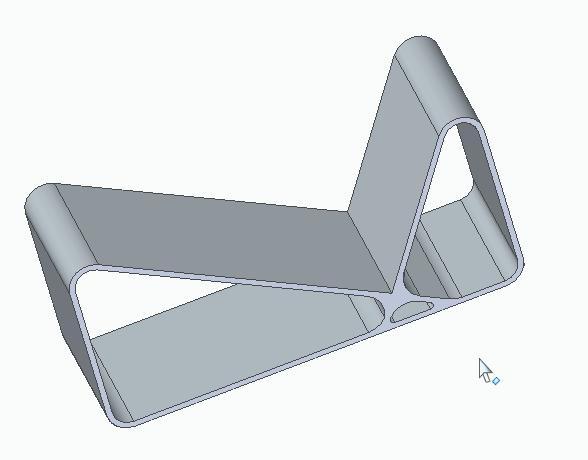 Tipped Glass Ice Holder