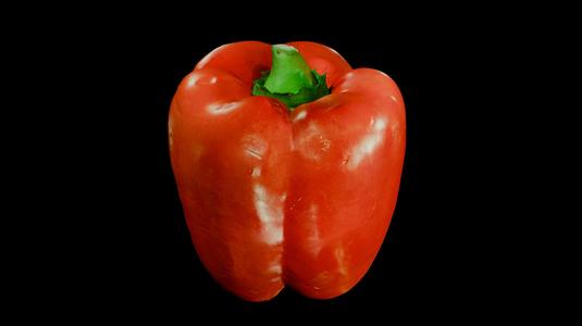 Realistically scanned red peppers - High-quality 3D model (OBJ + MTL + STL)