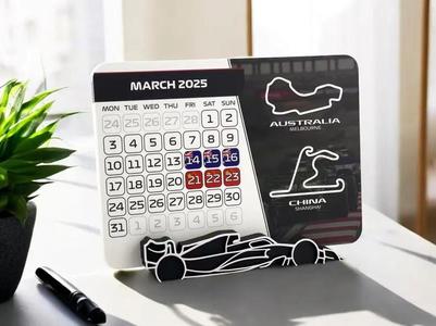 F1 Racing Calendar Stand Base